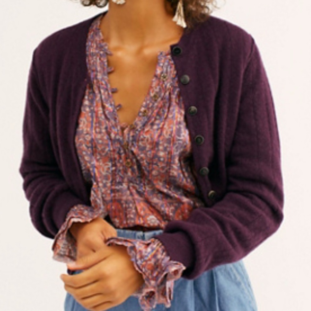 Free People Everyday Cashmere Cardigan